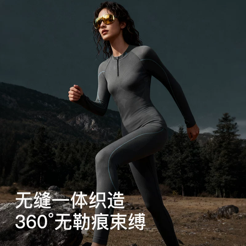 Bộ đồ thể thao nhanh khô Golovejoy, lớp lót giữ nhiệt, dùng cho chạy bộ ngoài trời và leo núi