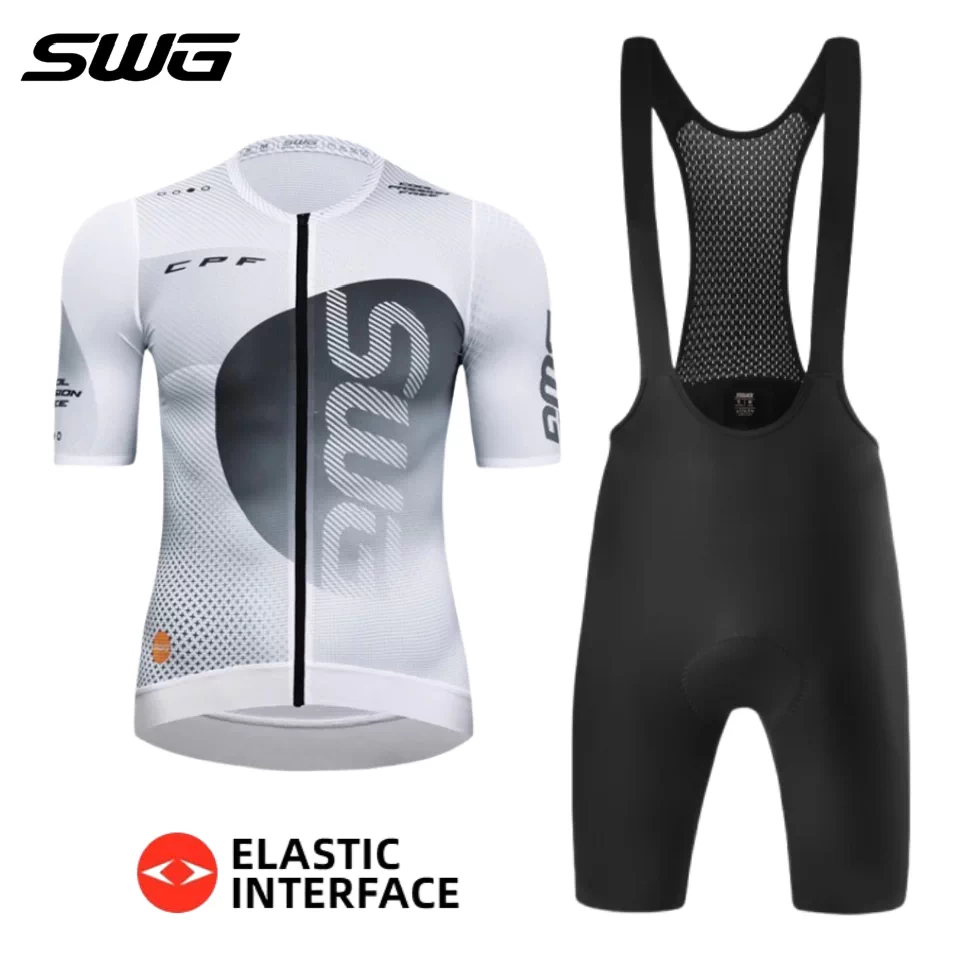 Bộ áo đi xe đạp SWG Mingsheng dành cho nam và nữ, áo ngắn tay mùa hè, xe đạp leo núi, xe đạp đường trường, đồ thể thao