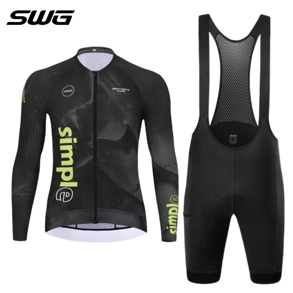 Áo thể thao đạp xe dài tay nam SWG Mingsheng mùa xuân hè 2025 mới, đa năng, thi đấu, nhanh khô