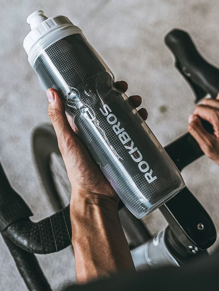 Bình nước xe đạp Rock Brothers, cách nhiệt cho đồ uống nóng và lạnh, thích hợp cho xe đạp leo núi, xe đạp đường trường, xe đạp gấp, bình nước thể thao, thiết bị đạp xe.