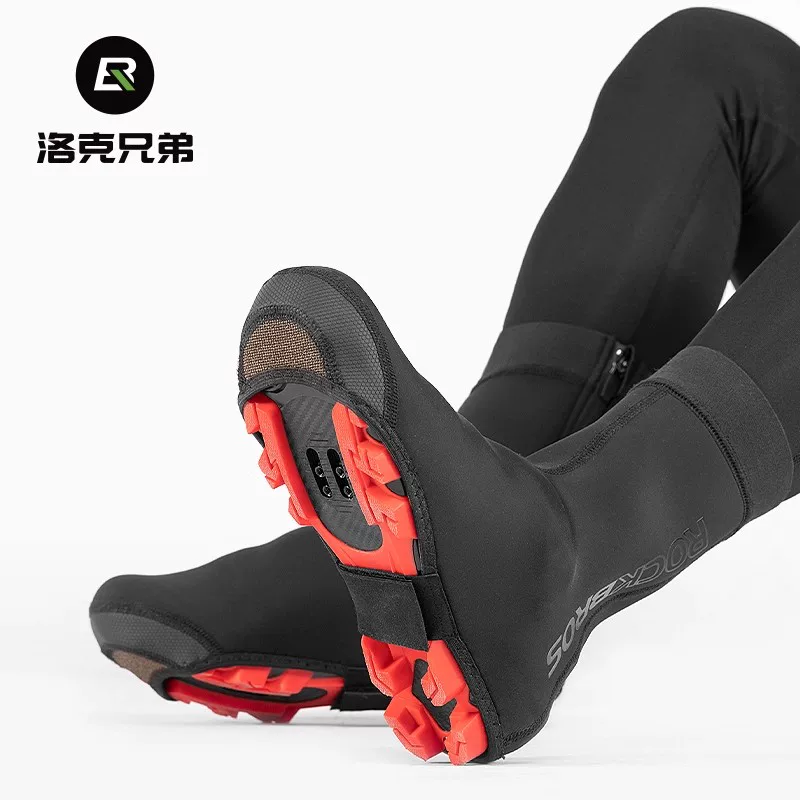 Rock Brothers xe đạp ấm áp đi xe đạp bao giày đi xe đạp đường núi khóa giày bao giày nam mùa thu đông thiết bị đi xe đạp