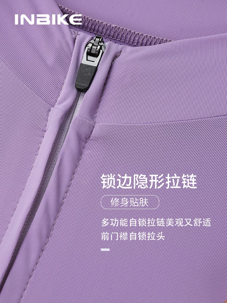 Áo thun đi xe đạp dài tay mùa xuân hè dành cho nữ INBIKE Áo thun dài tay thấm mồ hôi đi xe đạp leo núi Lanruo