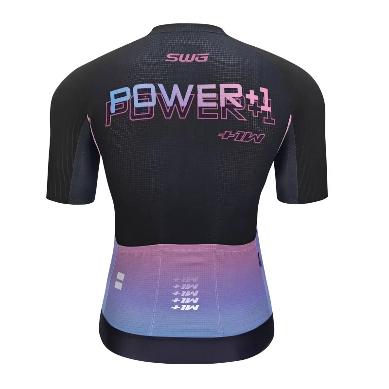 Áo thể thao đạp xe SWG Mingsheng dành cho nam, bộ đồ chuyên nghiệp, thoáng khí, thấm hút mồ hôi, quần đạp xe có dây đeo, áo ngắn tay ôm sát.