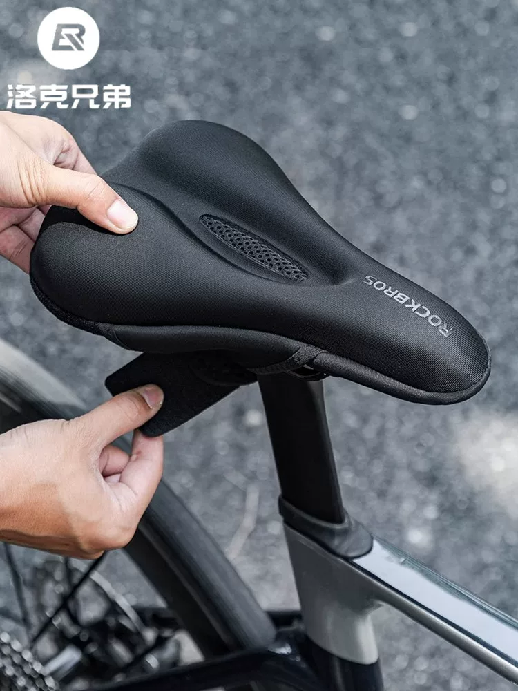 Áo bọc yên xe đạp Rock Brothers dày dặn bằng silicon rỗng, dùng được cho cả nam và nữ, dành cho xe đạp leo núi và đường trường.