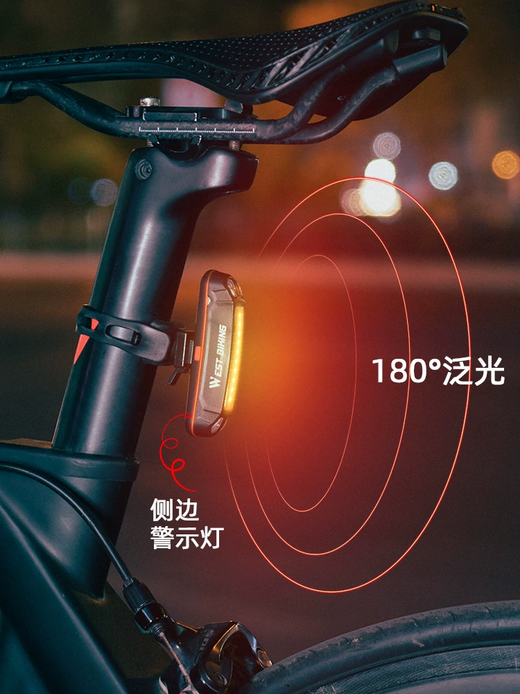 Đèn xe đạp leo núi Merida đèn hậu đa năng đi đêm độ sáng cao sạc USB xe đạp đường trường đèn hậu mạnh mẽ đèn trước