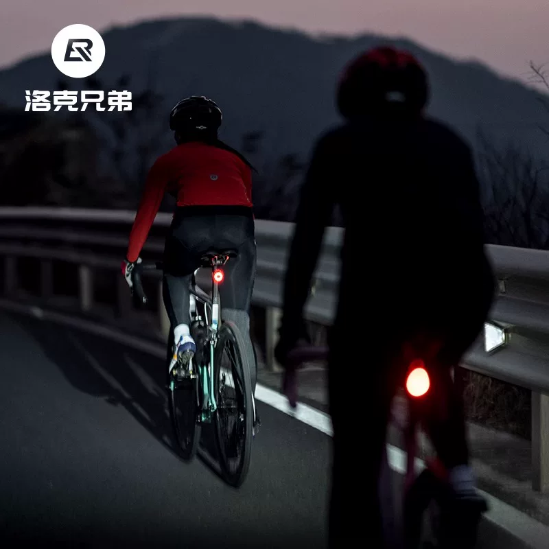 Đèn xe đạp Rock Brothers đi đêm, đèn xe đạp leo núi, đèn xe đạp đường trường, đèn pha chống mưa, đèn hậu phanh, phụ kiện thiết bị đạp xe