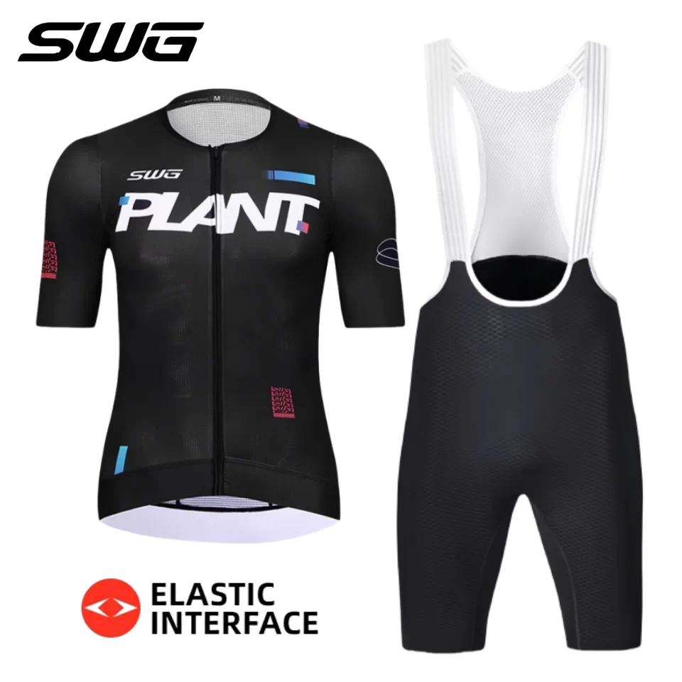 Áo thể thao đạp xe ngắn tay SWG Mingsheng dành cho nam, bộ đồ mùa hè, thấm hút mồ hôi, nhanh khô, dành cho xe đạp leo núi, xe đạp đường trường.