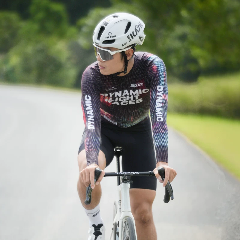 Áo thể thao đạp xe SWG Mingsheng dài tay, co giãn cao, thoáng khí, dành cho xe đạp leo núi, đường trường, nhanh khô.