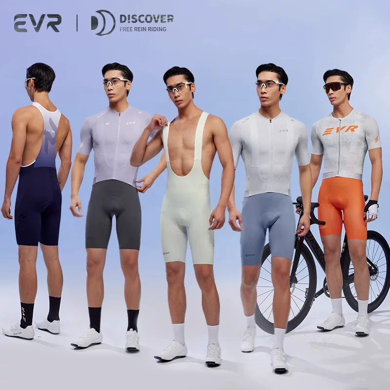 Quần short đi xe đạp EVR đôi mũi tên quần short nam mùa hè mặc xe đạp đường trường bộ quần áo đi xe đạp dòng Discover