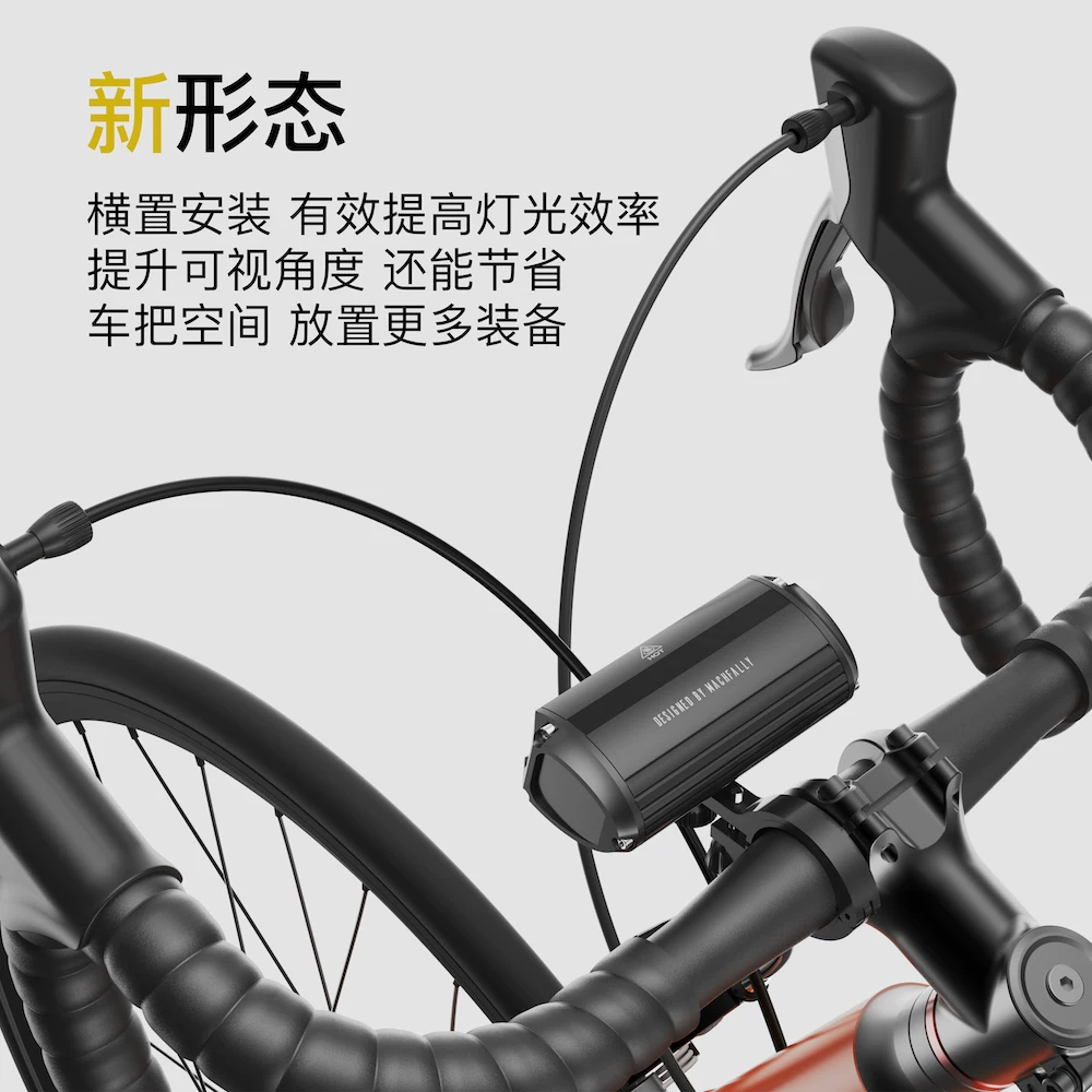 Đèn xe đạp tiêu chuẩn Đức, đèn pin đi đêm, đèn pha xe đạp leo núi có độ sáng cao, thiết bị đạp xe đường trường có thể sạc lại