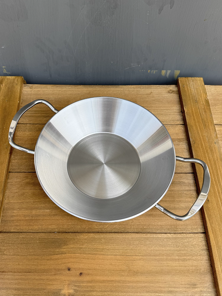 Chảo rán đa năng inox 18/10 hai quai, chảo khô, chảo lẩu cay, chảo chống dính 20/24cm