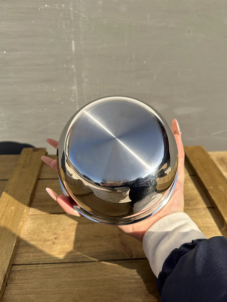 Bát đa năng 18/10 thép không gỉ một lớp bát rắn dày bát súp gia đình chống vỡ bát ăn bát hấp trứng 14cm