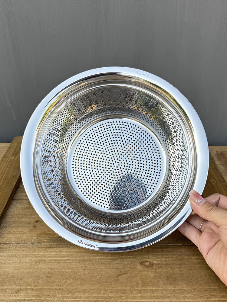 Thích hợp cho chậu rửa, rổ thoát nước, chậu inox 304 đạt chuẩn thực phẩm, rổ lọc gia dụng, rổ rửa gạo nhà bếp.