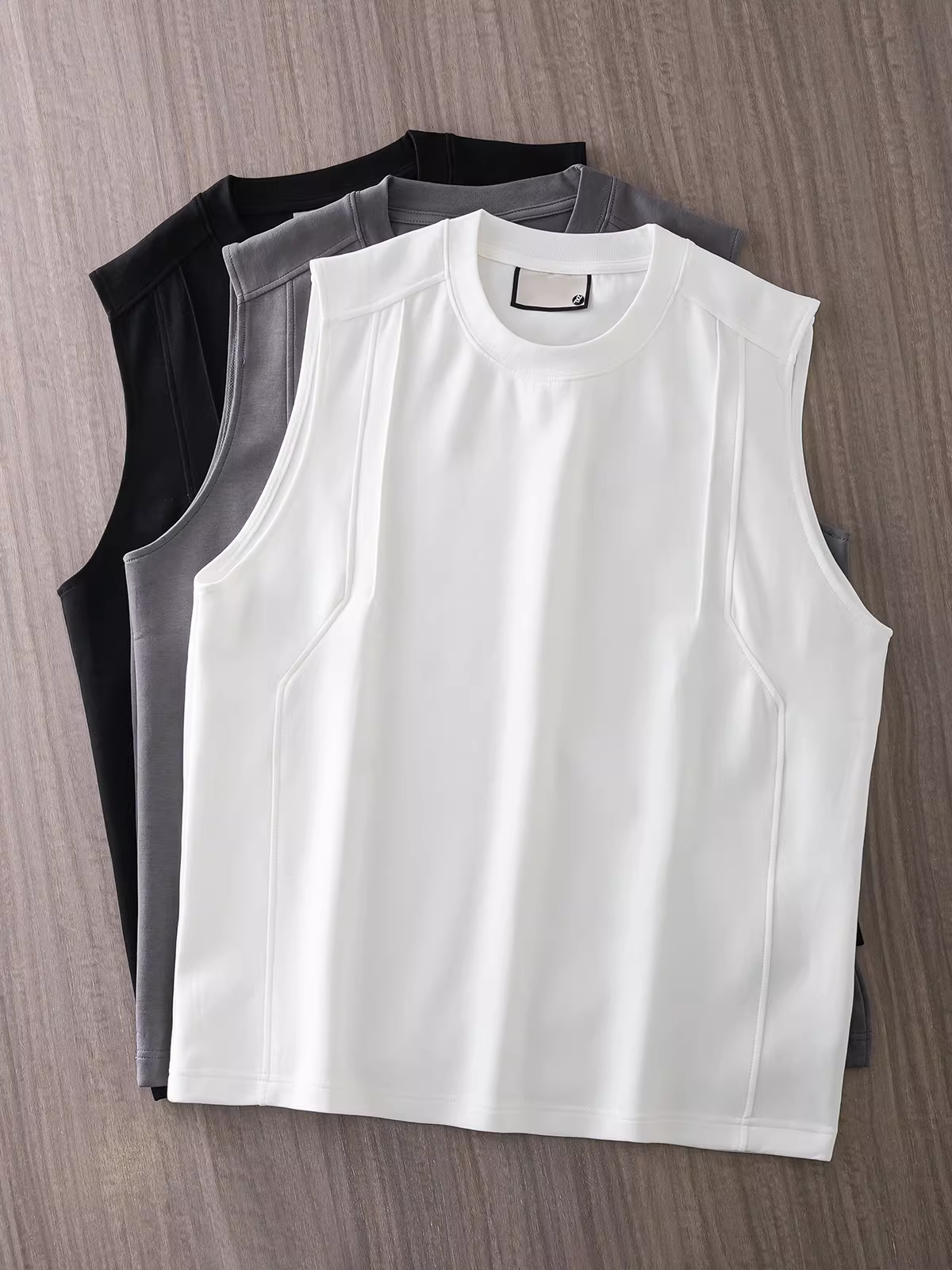 Áo ba lỗ nam 300G chất liệu dày dặn, kiểu dáng rộng rãi mùa hè, thể thao, tập luyện, áo thun không tay vai rộng, áo gile, áo lót