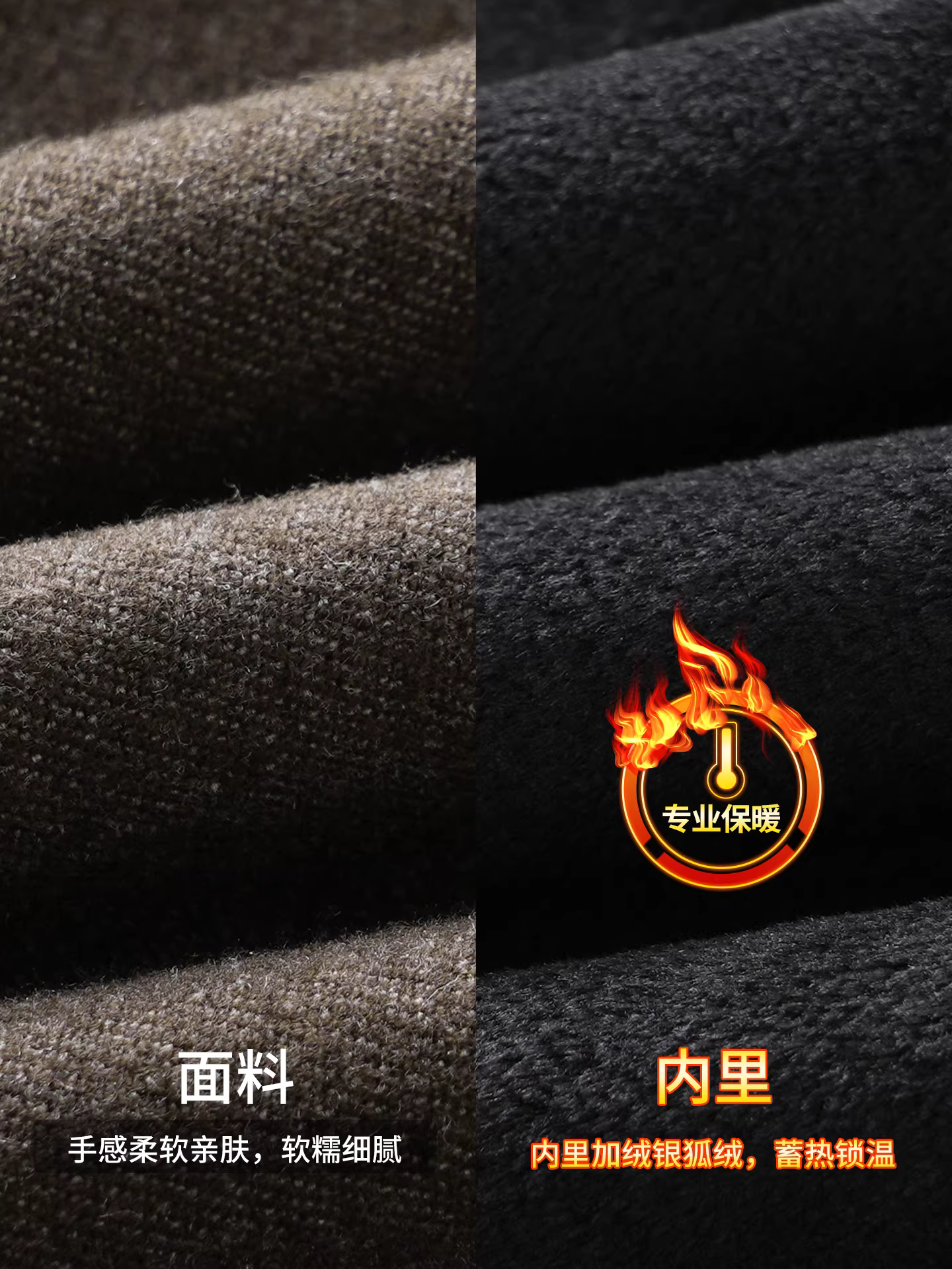 Áo khoác len nam 500G chất liệu len nguyên chất, kiểu dáng Mỹ, mùa thu đông, lót lông cừu, ấm áp, cổ áo kẻ caro cổ điển