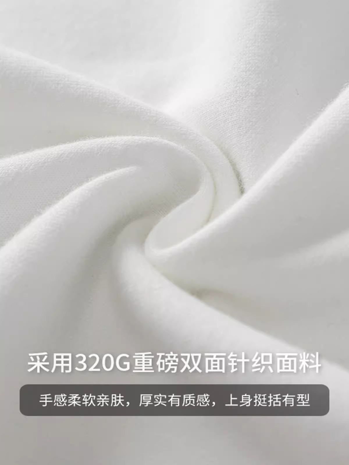 Áo thun nam tay ngắn chất liệu dày dặn 320G kiểu Mỹ, dáng rộng cổ tròn thời trang, thêu họa tiết, áo lửng rộng rãi mặc mùa hè.