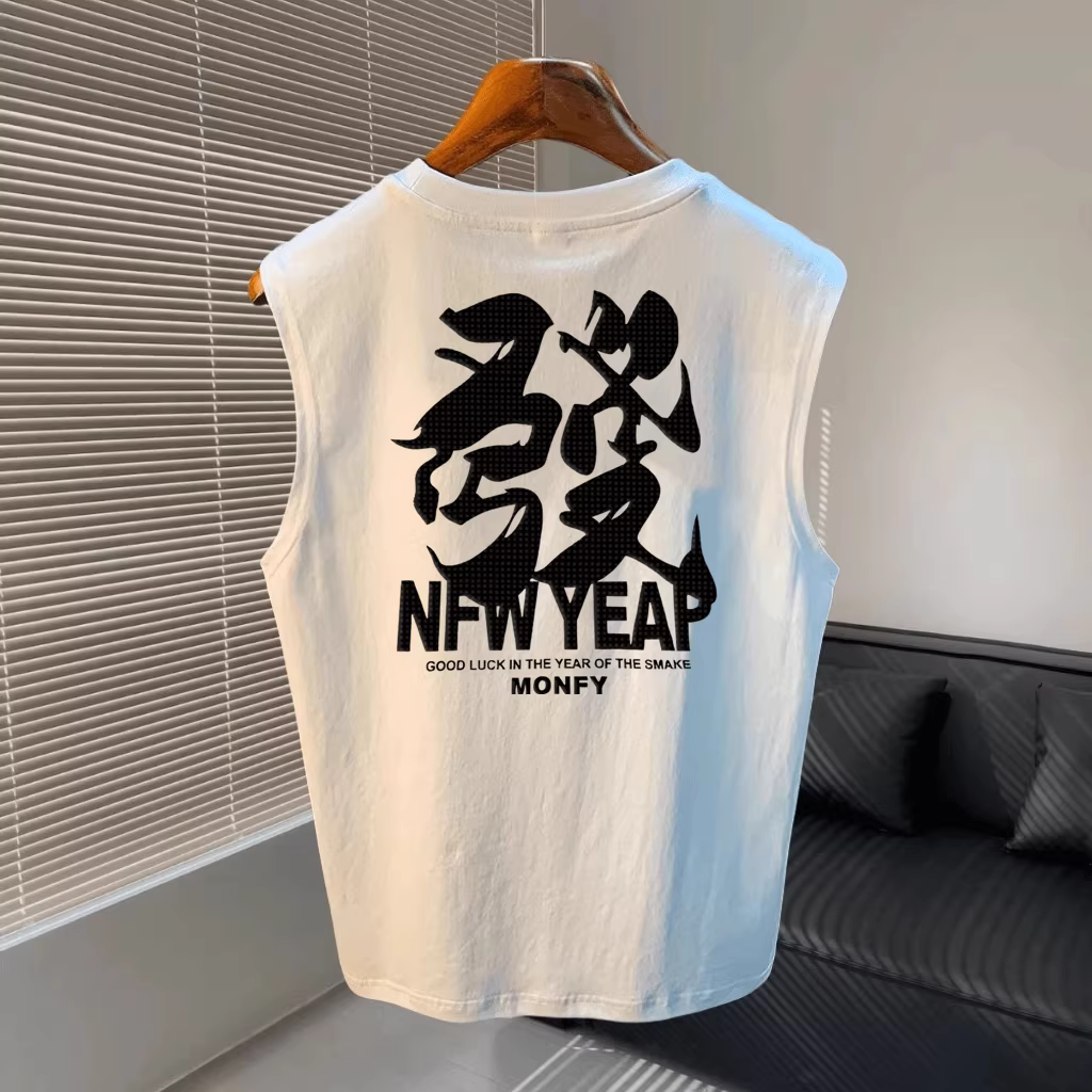 Outlet~ Hàng xuất khẩu thanh lý, áo ba lỗ thể thao kiểu Mỹ mới giá rẻ, chất liệu cotton nguyên chất, thời trang dành cho nam và nữ.