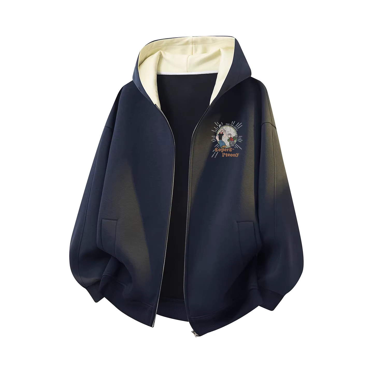 Áo khoác cardigan nỉ mùa thu đơn giản, hàng xuất khẩu, thanh lý, kiểu dáng mới