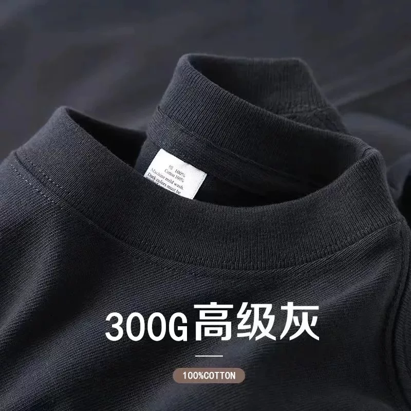 Xả kho hàng hiệu~ Hàng tồn kho xuất khẩu, hàng cắt mác, chất liệu cotton nguyên chất dày dặn, áo thun dài tay unisex kiểu Mỹ mới, thích hợp để phối lớp.