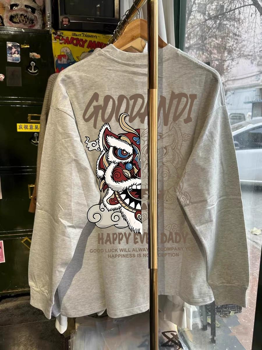 Outlet~ Hàng xuất khẩu thanh lý, áo thun dài tay đa năng thu đông chất cotton nguyên chất cổ điển dành cho nam và nữ