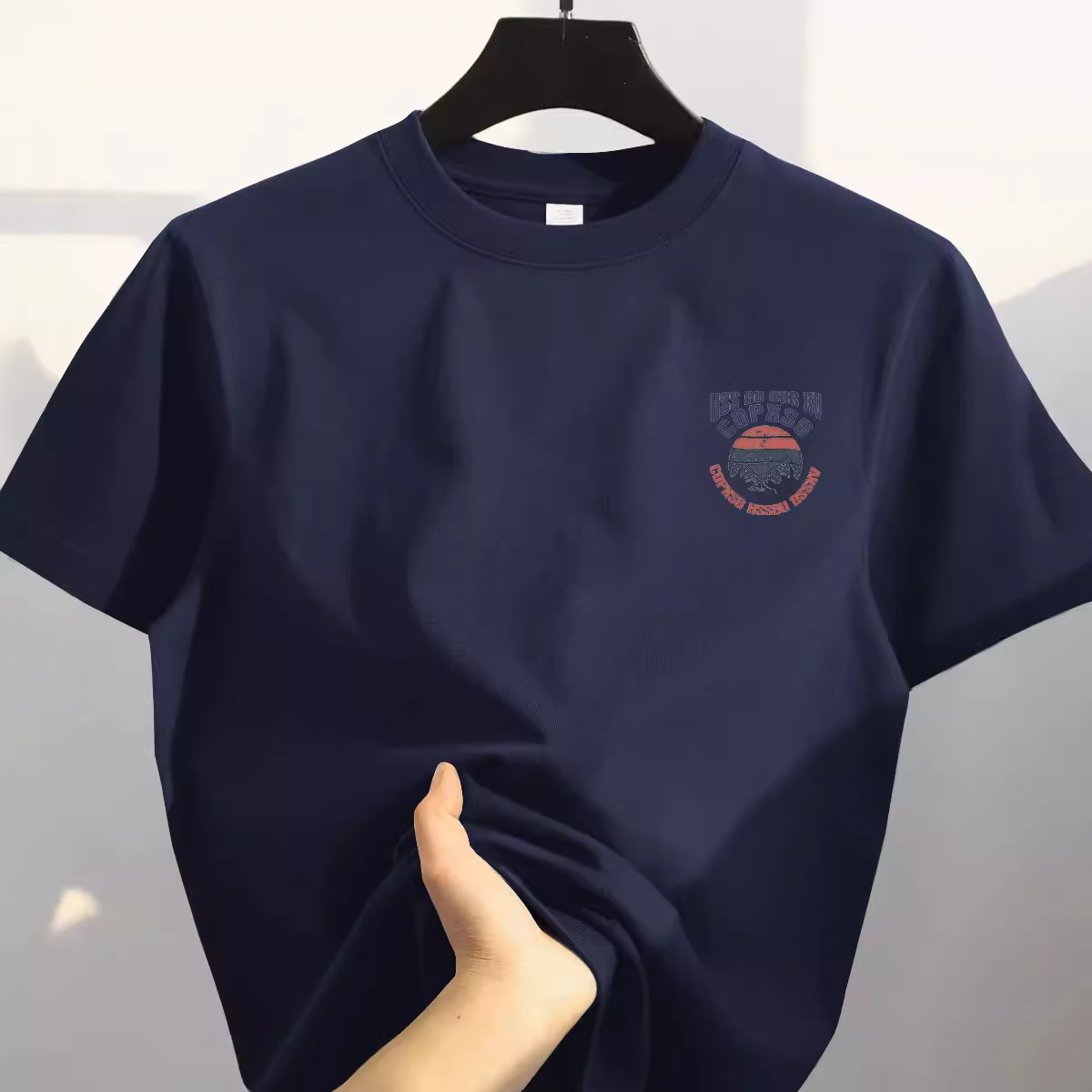 Áo thun cotton 100% tay ngắn kiểu Mỹ, dáng rộng, hàng xuất khẩu, thanh lý mùa hè 2025