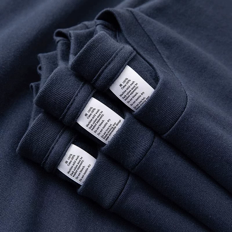 Áo thun cotton dày dặn, màu trơn, đa năng, tay ngắn, chất liệu lót, xuất khẩu, hàng thanh lý.