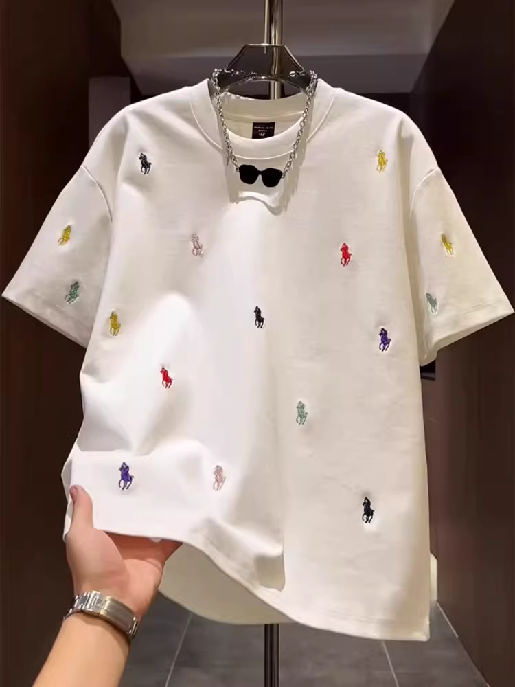 Áo thun cotton 100% in họa tiết độc đáo, kiểu dáng thời trang Mỹ, hàng xuất khẩu, giá rẻ, mới nguyên tem mác.