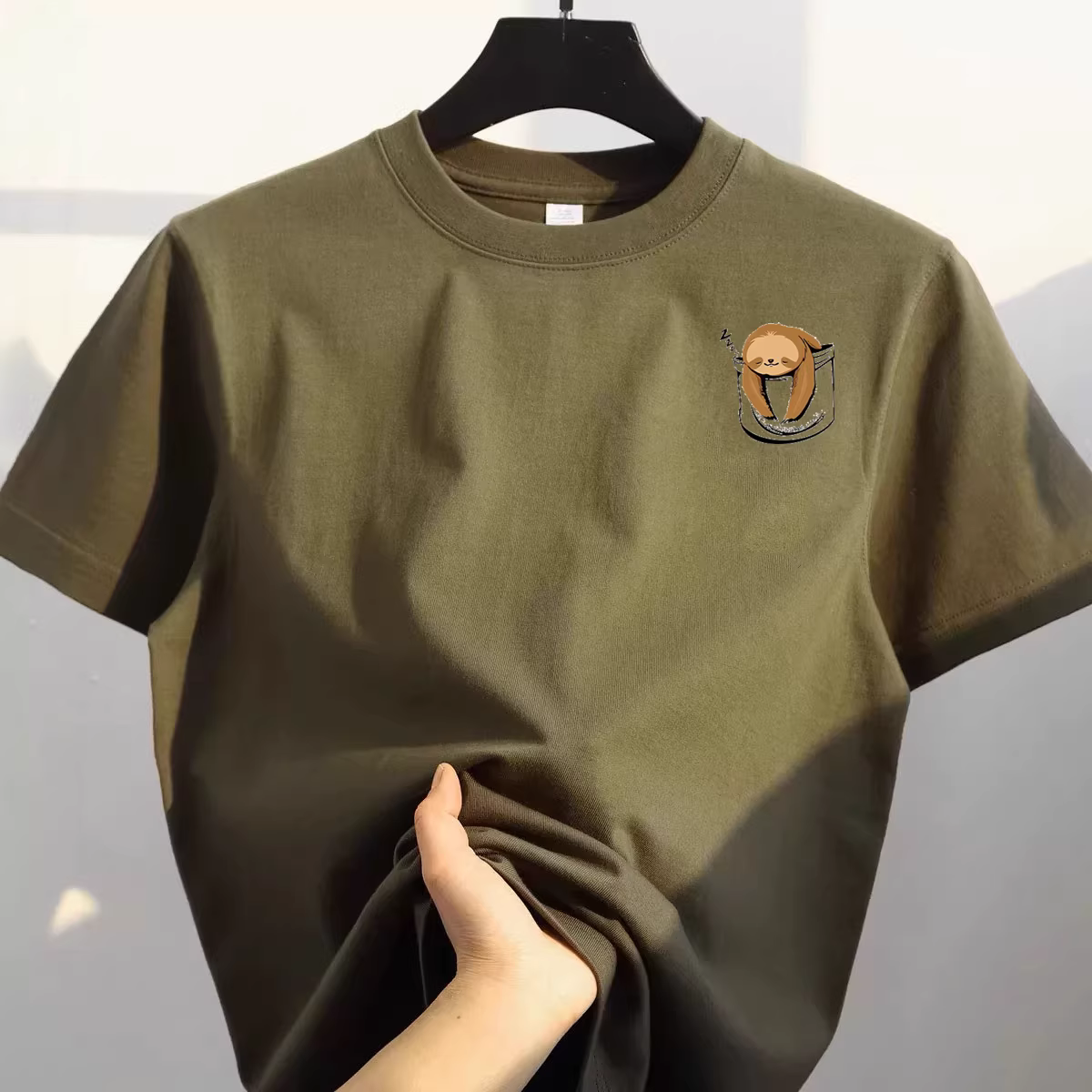 Áo thun cotton 100% nguyên chất, kiểu dáng đơn giản, in họa tiết, tay ngắn, hàng xuất khẩu, thanh lý kho.