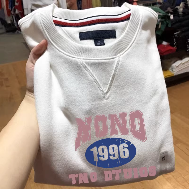 Áo thun cổ tròn kiểu Mỹ mới mùa thu, hàng xuất khẩu, giá rẻ, thanh lý kho