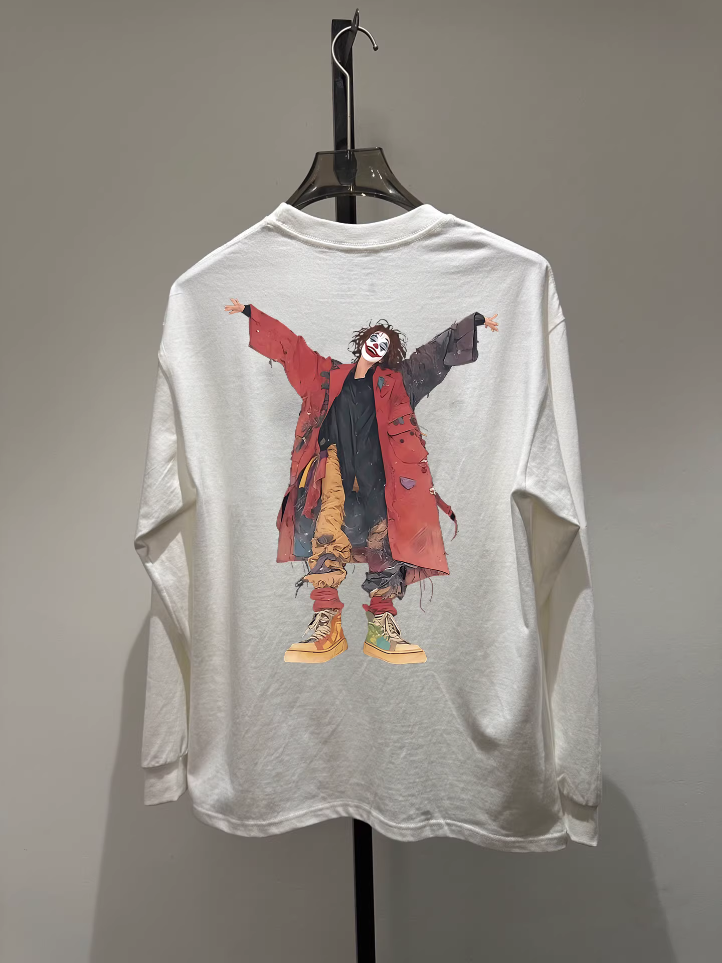 Outlet~ Hàng xuất khẩu thanh lý, áo thun dài tay đa năng thu đông mới chất cotton nguyên chất kiểu Mỹ cổ điển giá rẻ