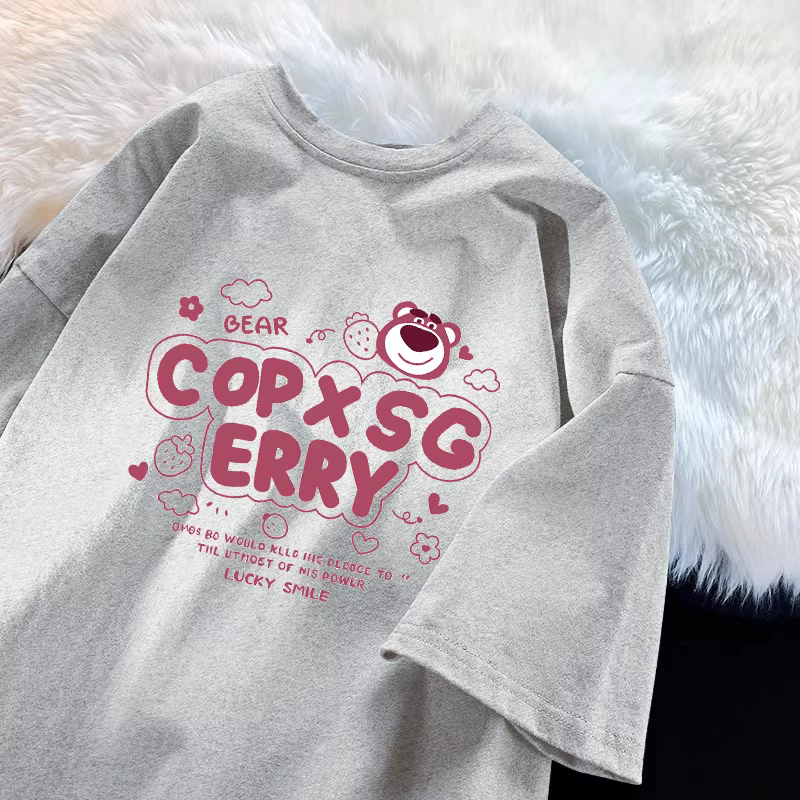 Xả kho~ Hàng xuất khẩu, giá rẻ, áo thun nam nữ kiểu Mỹ, chất liệu cotton 100%, in hình, tay ngắn, mới