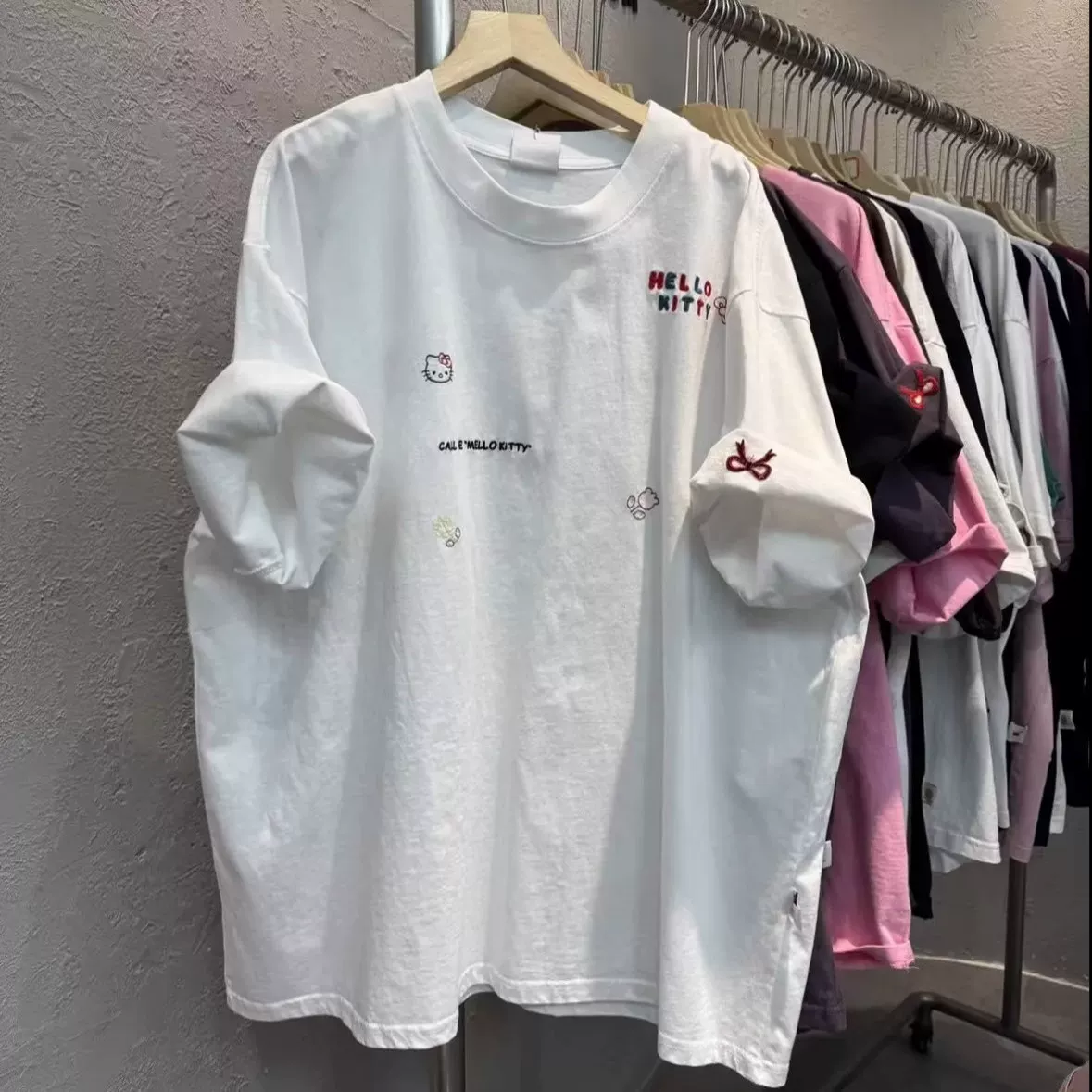 Outlet~ Hàng xuất khẩu thanh lý, hàng giá rẻ, áo thun nam nữ cotton nguyên chất in hình mới, kiểu Hàn Quốc mùa hè