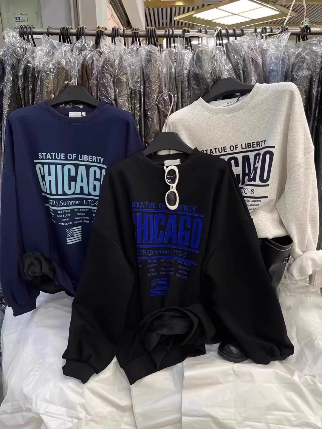 Áo thun dài tay kiểu Mỹ, mỏng nhẹ, đa năng, hợp thời trang, hàng xuất khẩu, thanh lý, giá rẻ mùa thu