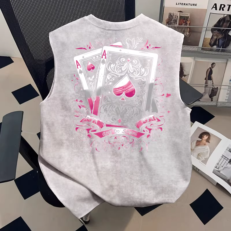 Hàng thanh lý~ Hàng xuất khẩu, áo ba lỗ và áo gile vintage tie-dye mới mùa hè giá rẻ.