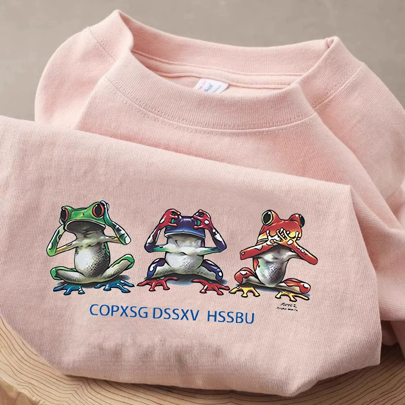 Giảm giá đặc biệt~ Hàng xuất khẩu dư thừa, hàng giảm giá, không nhãn hiệu, áo thun cotton nguyên chất tay ngắn, dáng rộng, đa năng, mới dành cho nam và nữ, cặp đôi.