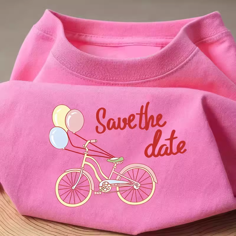 Outlet~ Áo thun ngắn tay in hình phong cách Mỹ mới, chất liệu cotton dày, xuất khẩu, thanh lý, unisex