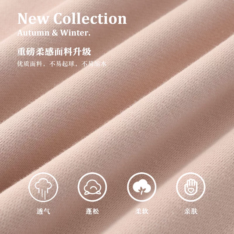 Cửa hàng Outlet~ - Quầy hàng xuất khẩu có mác cắt, giá hời, kiểu dáng mới mùa thu, áo sweatshirt cổ tròn unisex đa năng, thời thượng