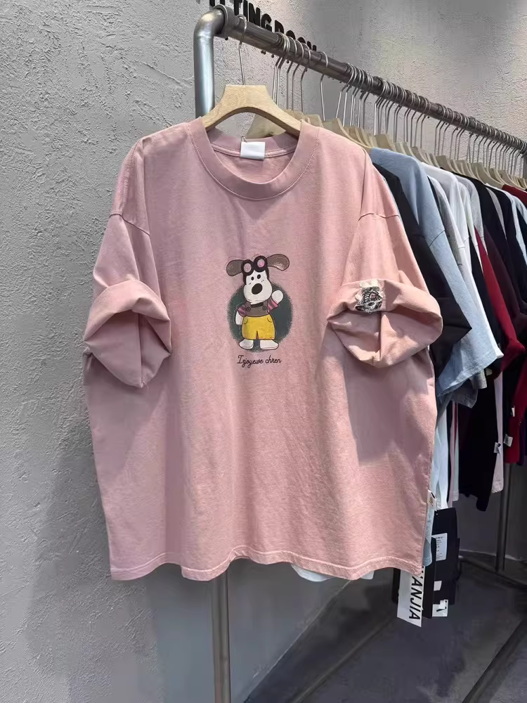 Outlet~ Hàng xuất khẩu thanh lý, áo thun cotton 100% tay ngắn đa năng, thời trang mới mùa hè dành cho nam và nữ, giá hời