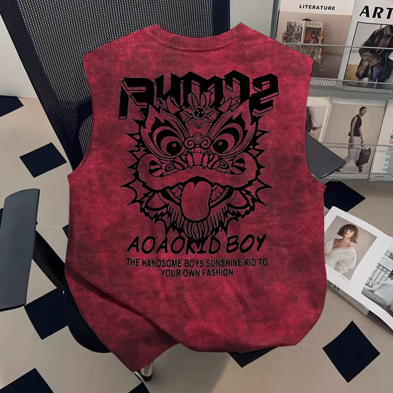 Hàng thanh lý~ Hàng xuất khẩu, áo ba lỗ và áo gile vintage tie-dye mới mùa hè giá rẻ.