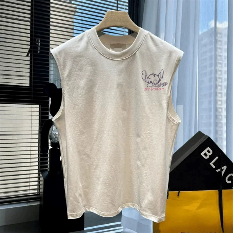 Áo gile cotton thuần chất, thoáng mát, kiểu dáng thời trang, xuất khẩu, thanh lý mùa hè.
