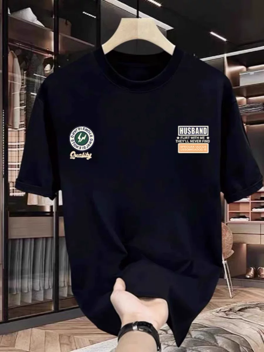 Đồ xuất khẩu dư thừa ~ Áo thun cotton ngắn tay nam nữ, hàng xuất khẩu, nhãn cắt, không xuất khẩu, kiểu dáng thời trang mùa hè 2024