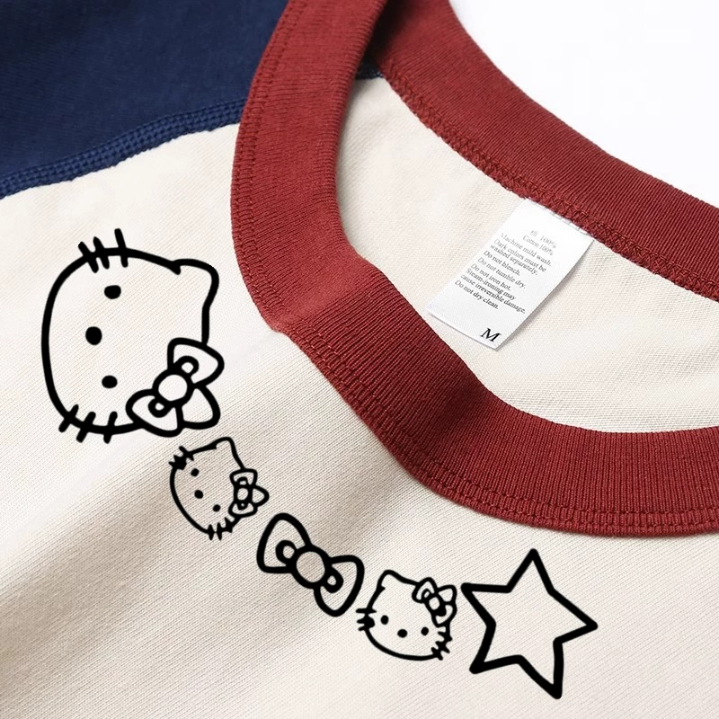 Outlet~ Hàng xuất khẩu thanh lý, áo thun cotton 100% tay ngắn mùa hè nam nữ, áo raglan phối màu