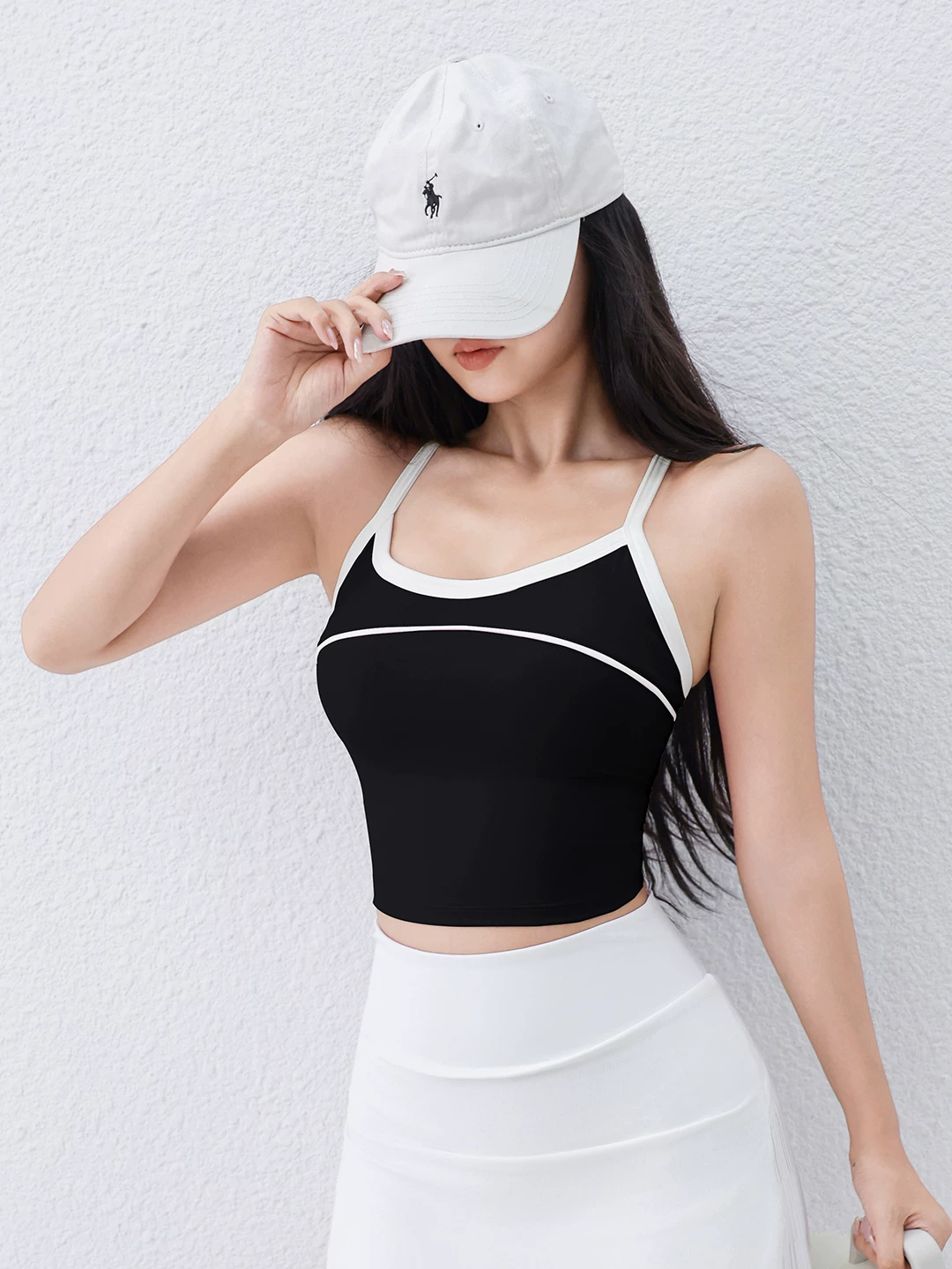 Đồ tập yoga nữ 2026 kiểu mới, quần áo thể thao chống sốc, bộ đồ tập Pilates, áo ngực liền thân mặc ngoài