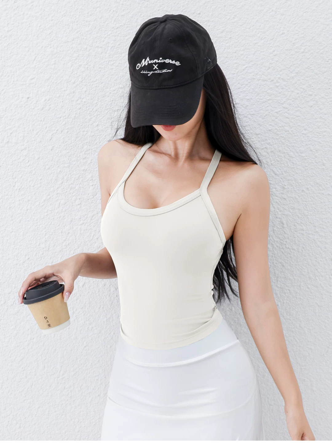 Áo vest thể thao nhanh khô dành cho nữ, áo tập yoga lưng đẹp có đệm ngực, áo ngực tập thể dục Pilates.