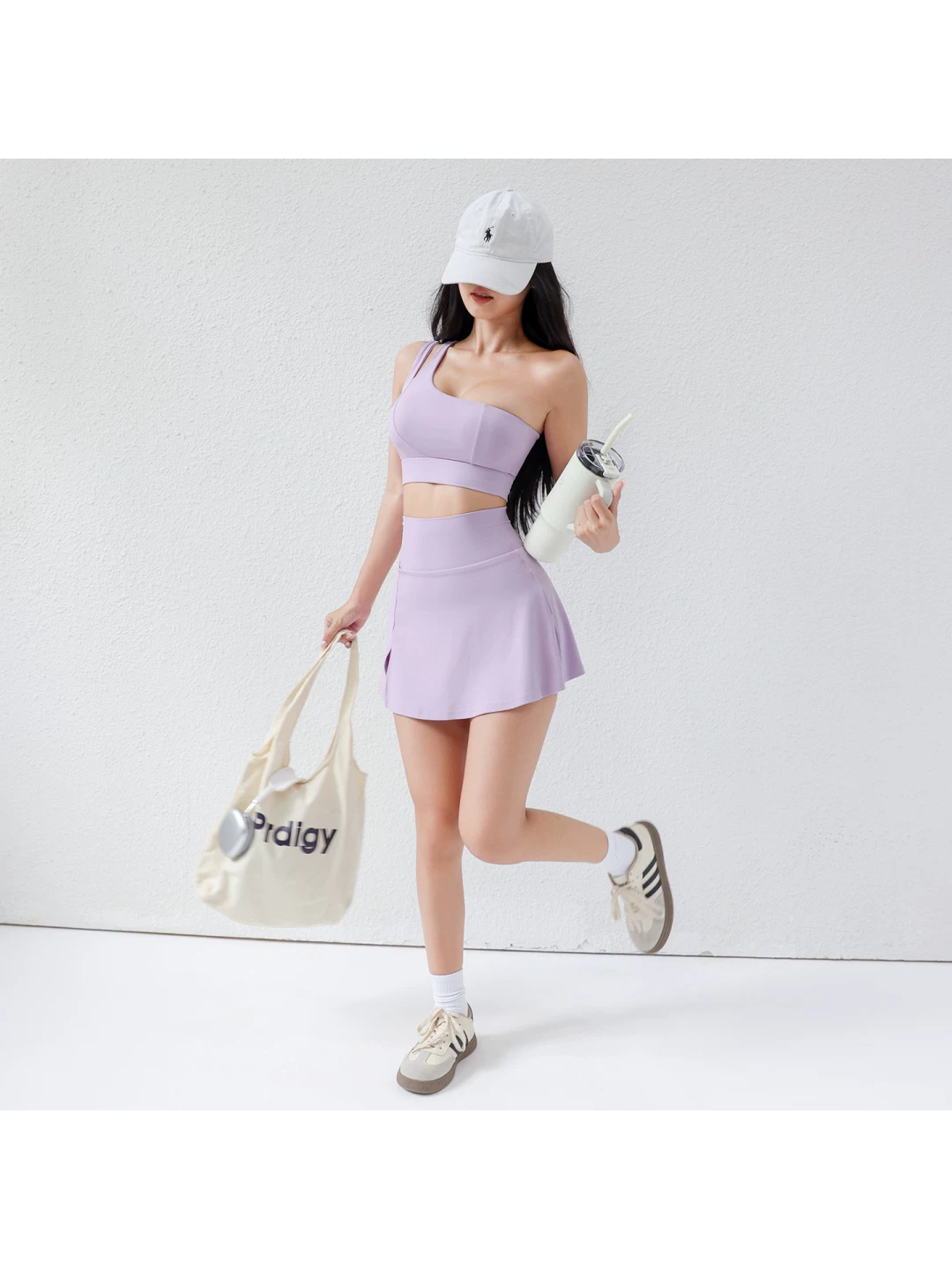 Bộ đồ thể thao gợi cảm châu Âu và Mỹ dành cho nữ, váy tennis nhanh khô mới, áo chạy bộ thể dục, đồ lót, quần áo tập yoga, bộ hai mảnh