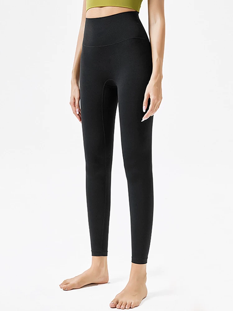 Quần legging tập gym không đường may lộ liễu dành cho nữ, cạp cao, giúp định hình bụng, nâng mông, co giãn, ôm sát, quần shark, quần yoga thể thao lót nỉ.