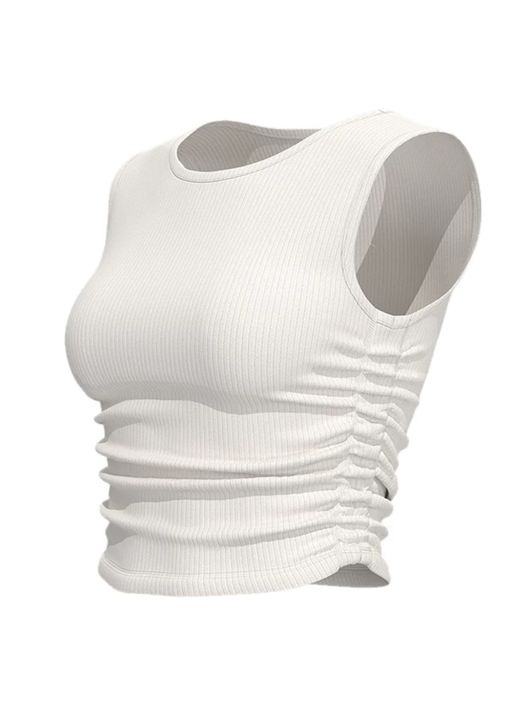 Áo vest thể thao làm mát cho nữ, áo tập thể dục ôm sát mùa hè, thiết kế lưng đẹp, thích hợp cho chạy bộ, tập luyện và yoga.