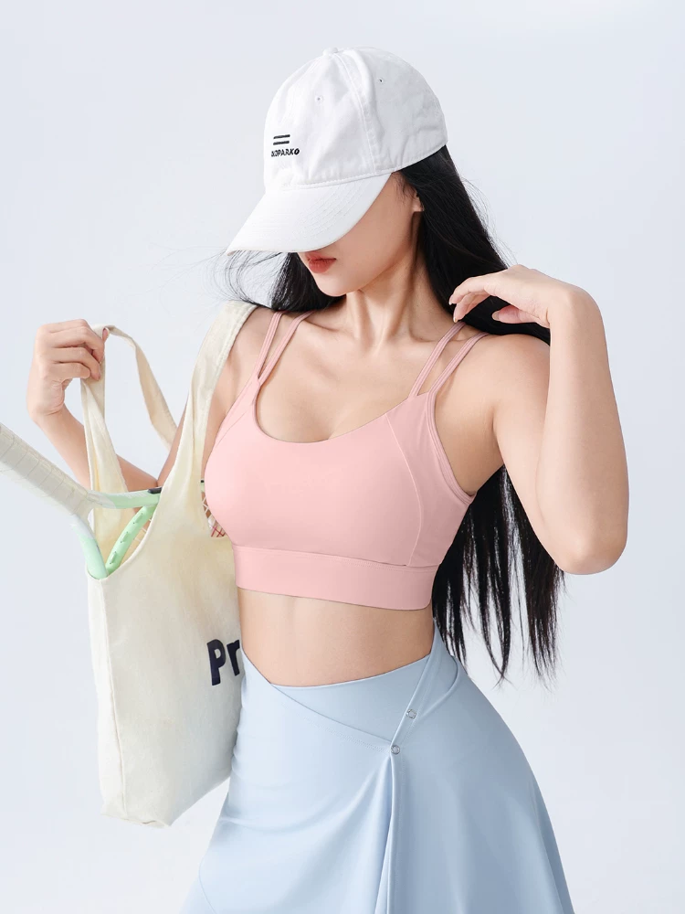 Áo ngực thể thao Jiumai Yipin dành cho nữ, cúp ngực một mảnh, lưng đẹp, áo tập thể dục Pilates mùa hè, đồ tập yoga, đồ lót.