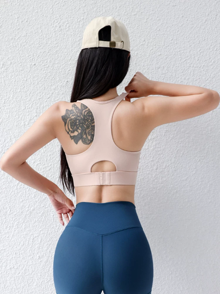 Áo ngực thể thao nữ, áo lót thể thao chống sốc cường độ cao, chống chảy xệ, kiểu áo vest, áo tập yoga, áo ngực thể thao.