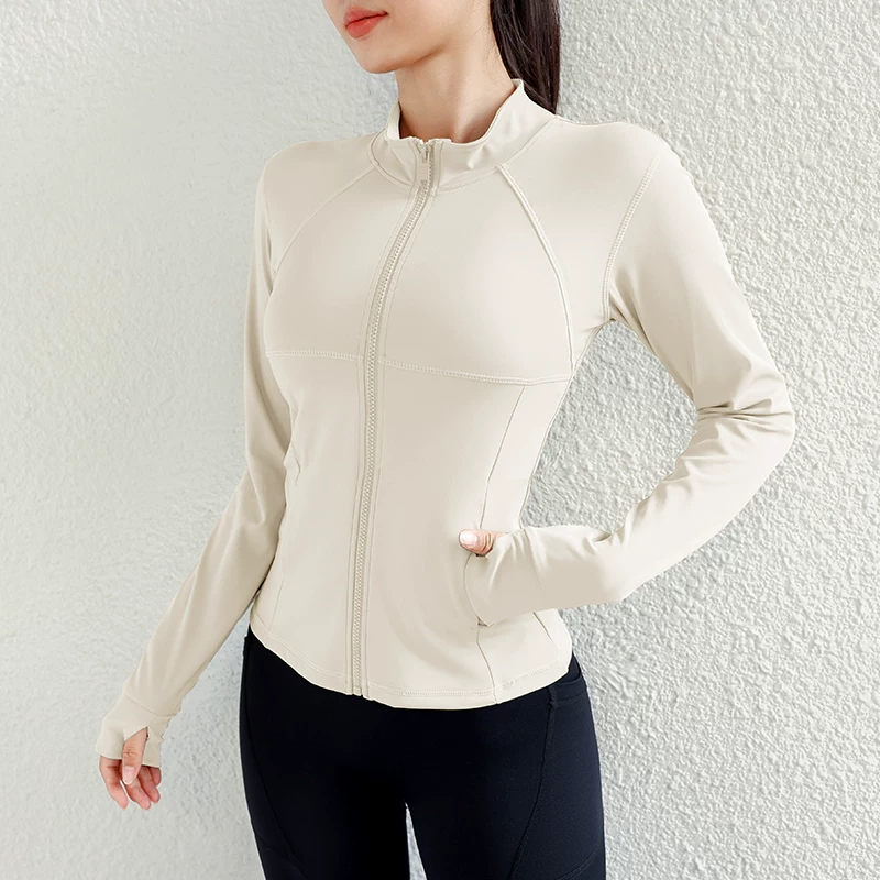 Áo khoác thể thao chạy bộ cầu lông dành cho nữ, mẫu mới thu đông, trang phục tập gym chuyên nghiệp, quần vợt, chạy bộ buổi sáng, quần áo tập yoga.